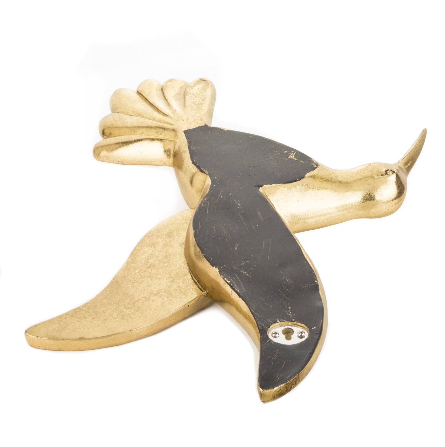 Dekoracja Ścienna Lustro Koliber Złoty
