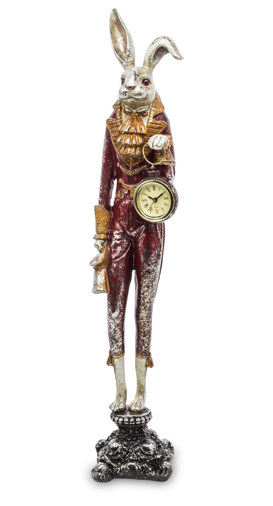 Figurka Królik z Zegarkiem 54cm