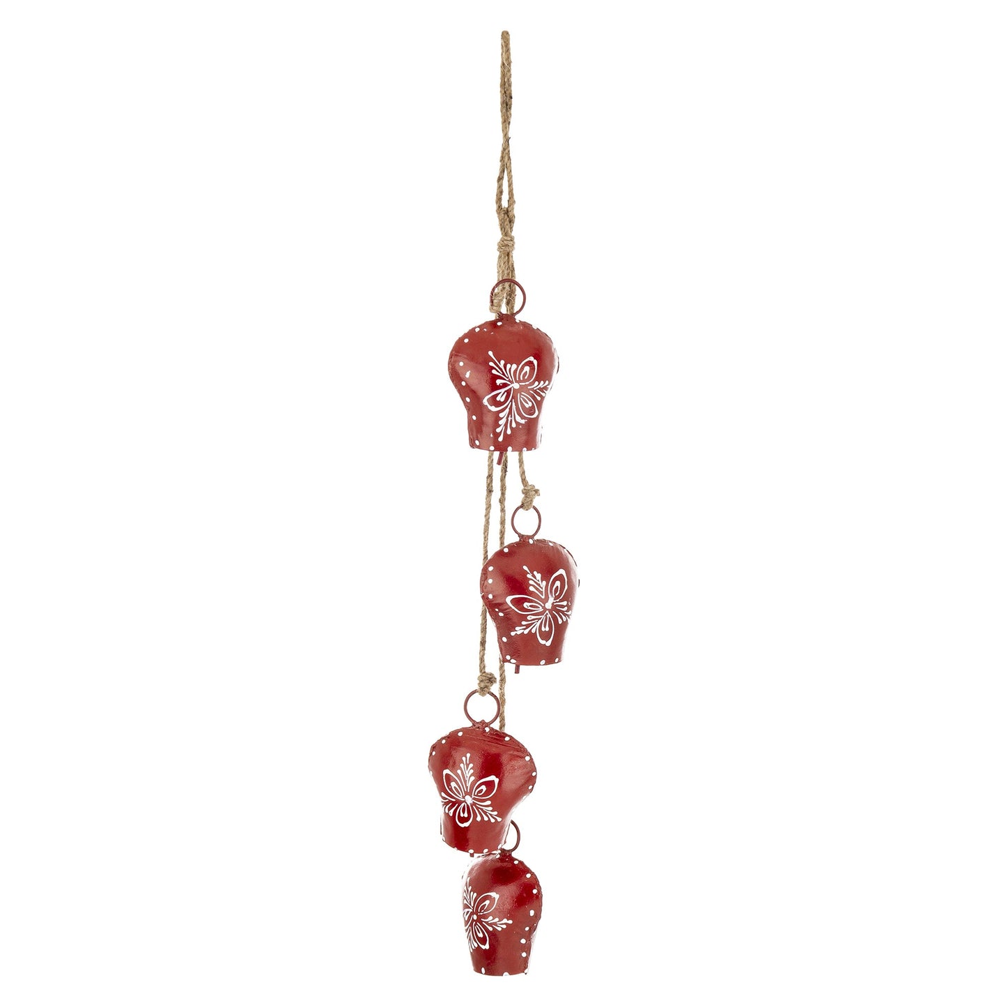 Dzwonki Wiszące 58cm Czerwone