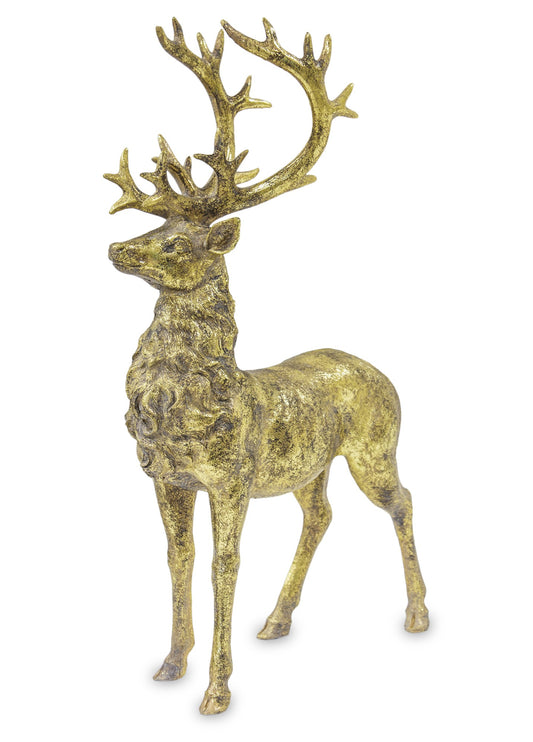 Figurka Jeleń 51cm Złota