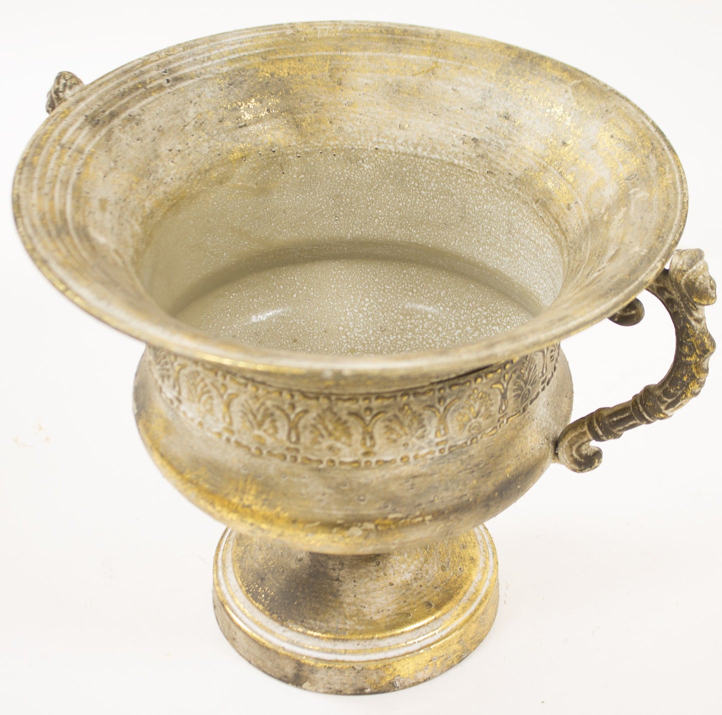 Osłonka Metalowa Złota 25x23cm