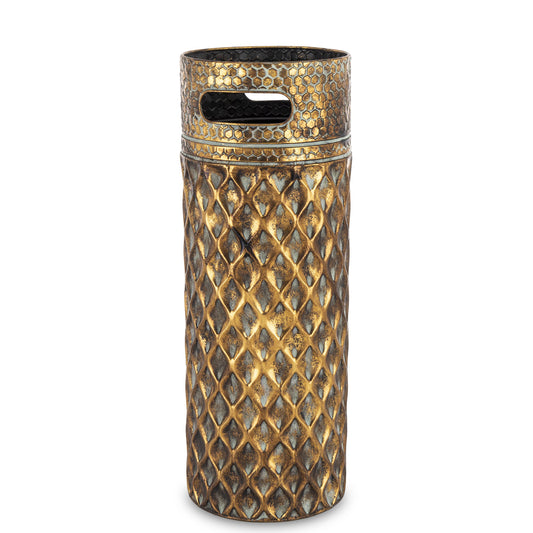 Parasolnik Metalowy Złoty 53cm