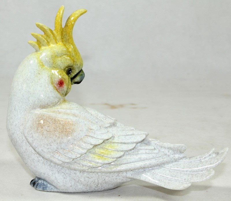 Figurka Papuga Biała 17cm
