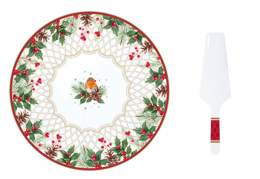 Patera Świąteczna 32cm + Łopatka