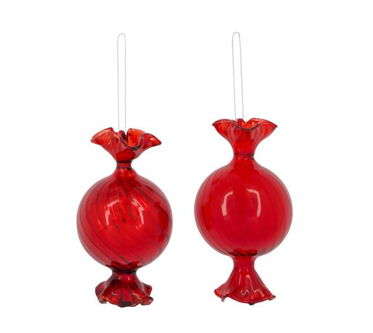 Zawieszka Cukierek Szklany 12cm