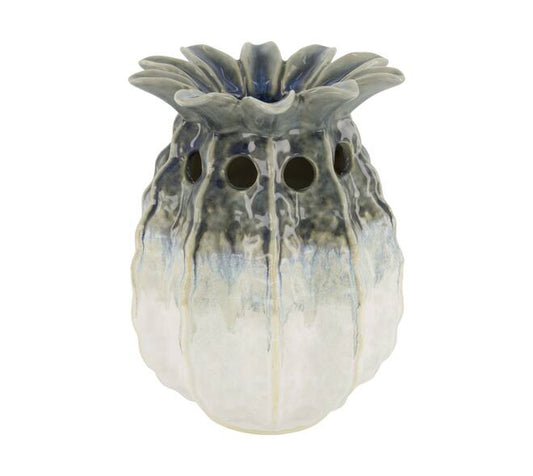 Wazon Ceramiczny Ananas 25cm Szary