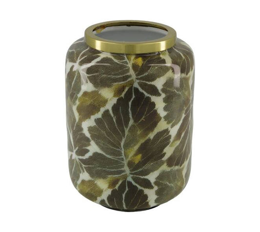 Wazon Metalowy 20cm Zielony