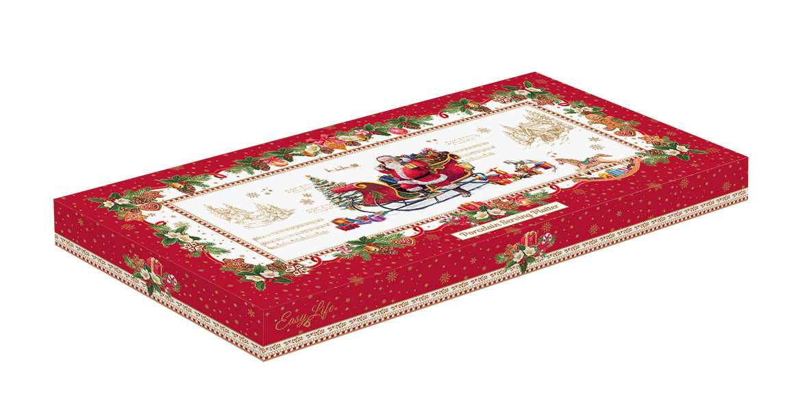 Patera Porcelanowa Świąteczna 40x18cm