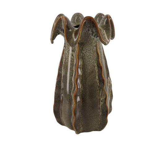 Wazon Ceramiczny 38cm Brązowy
