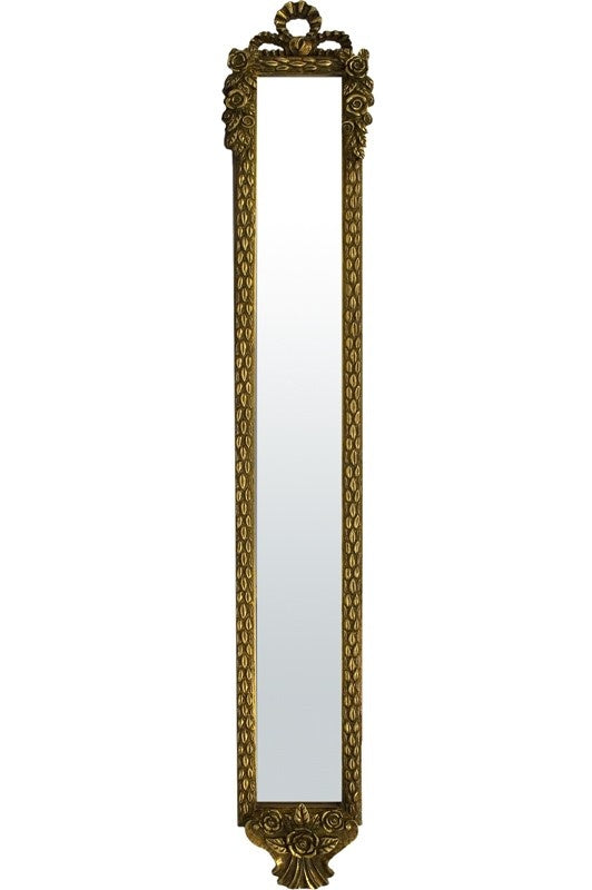 Lustro 131x21cm Złote