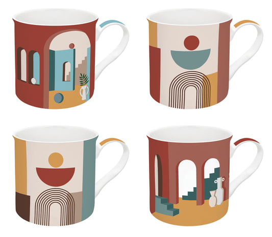 Zestaw - 4 Kubki 300ml