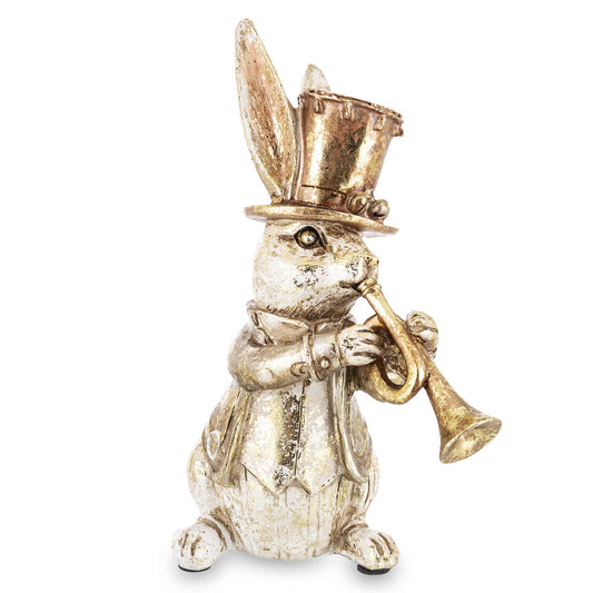 Figurka Królik 17cm Złoty