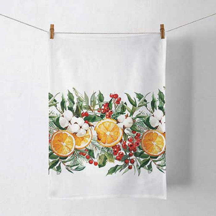 Ręcznik Kuchenny 50x70cm Zimowe Pomarańcze