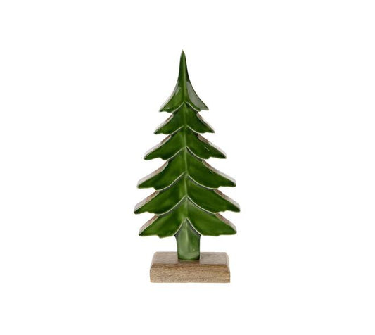 Choinka Drewniana 30cm Zielona