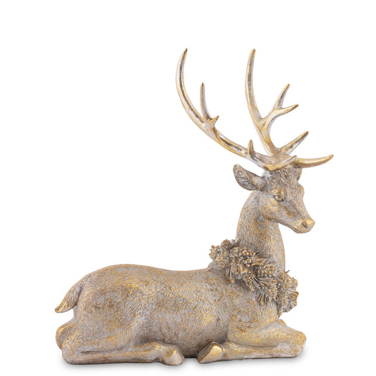 Figurka Jeleń 30cm Złoty
