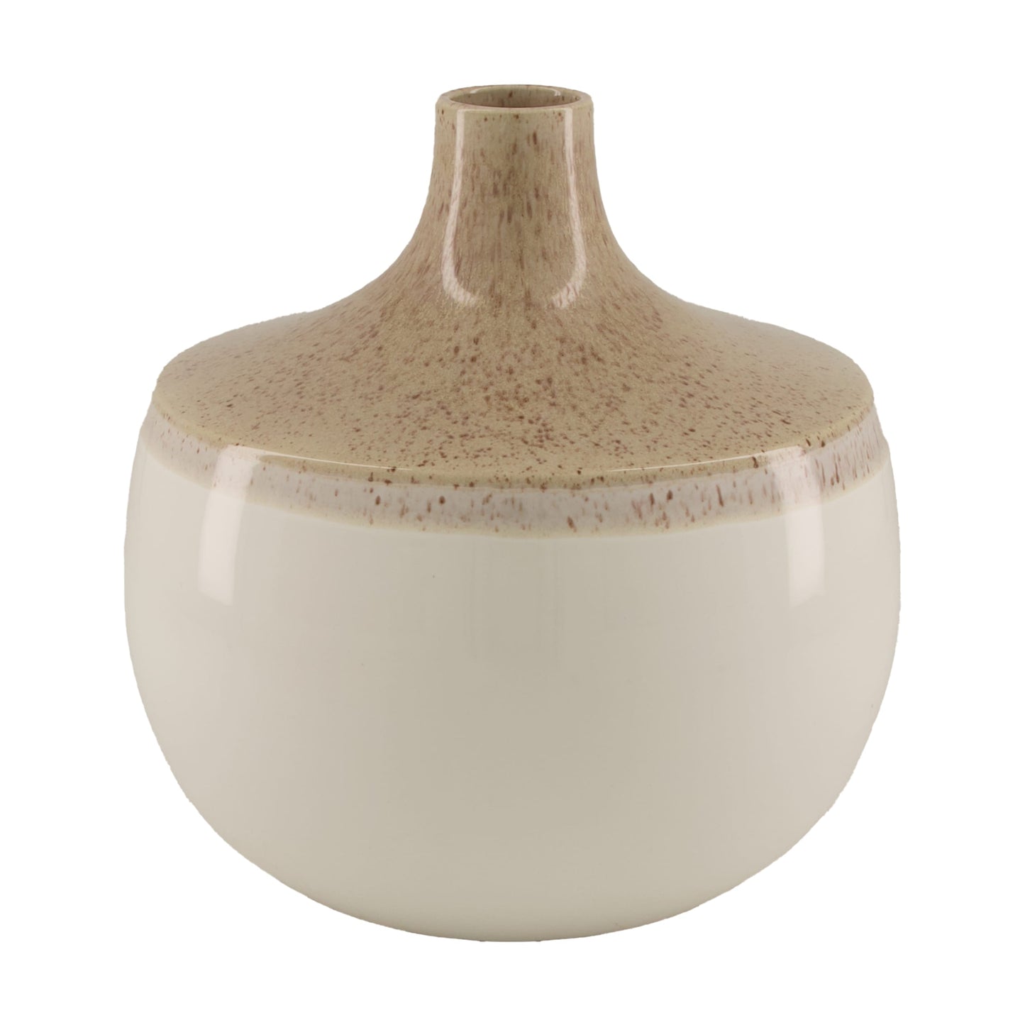 Wazon Ceramiczny Beżowy 21cm