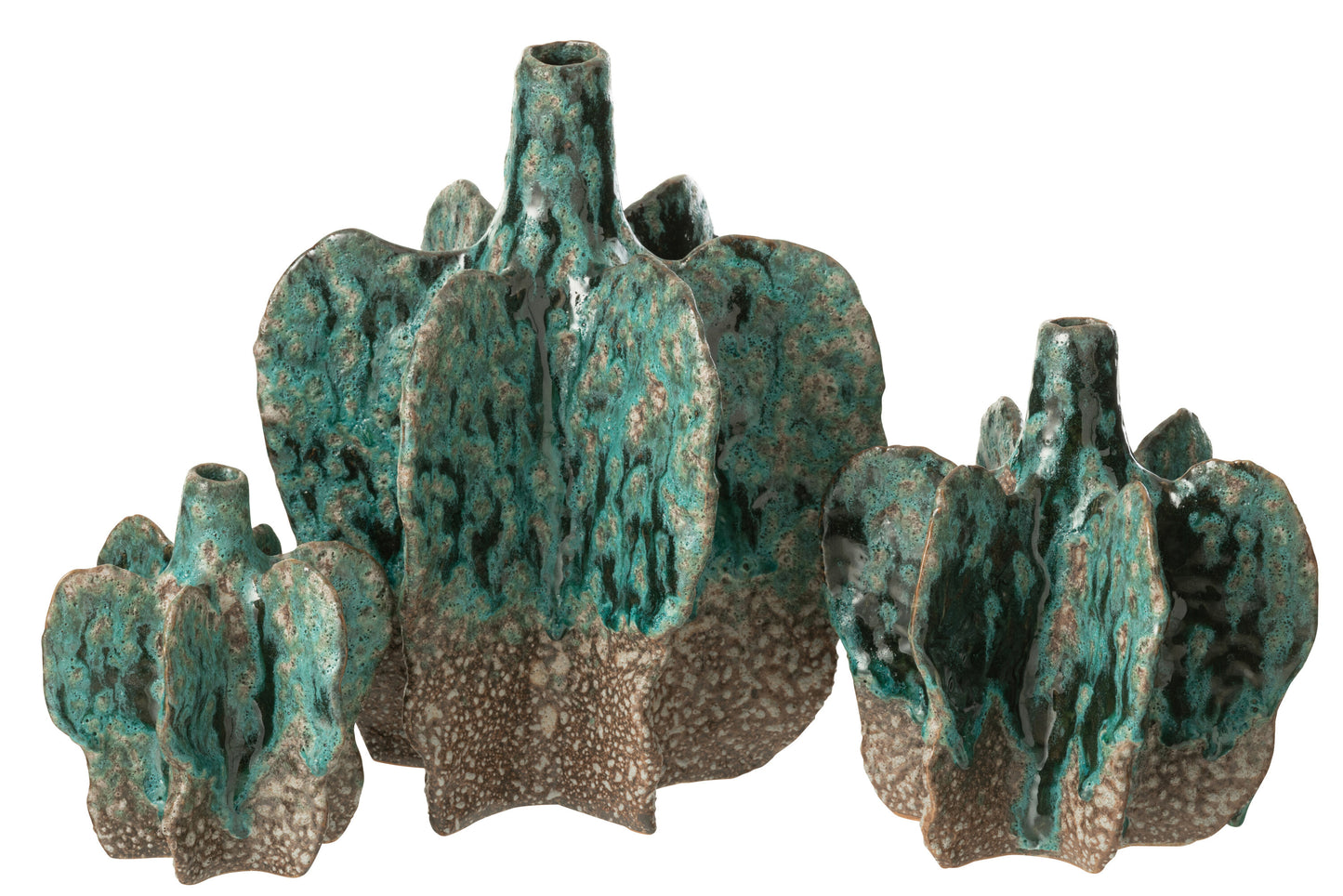 Wazon Ceramiczny 20cm Turkusowy