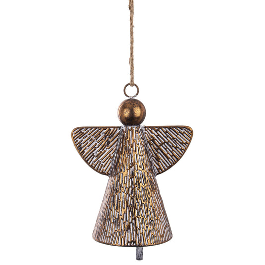 Dzwonek Aniołek Wiszący 44cm Złoty