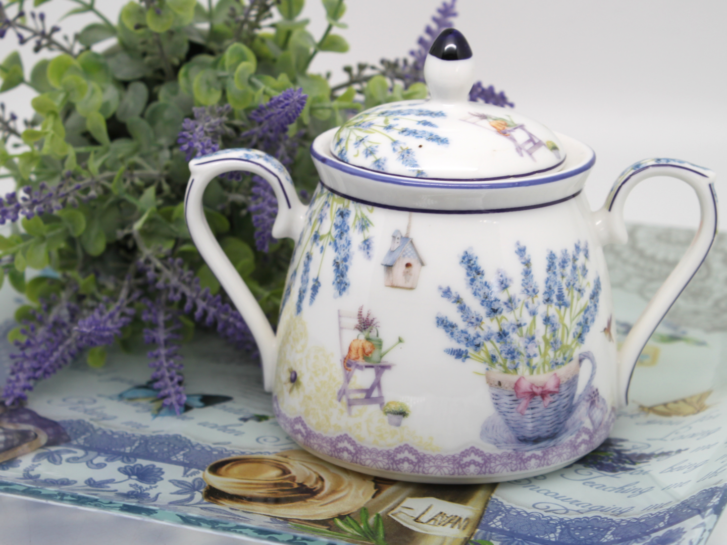 Cukiernica Porcelanowa Lawenda