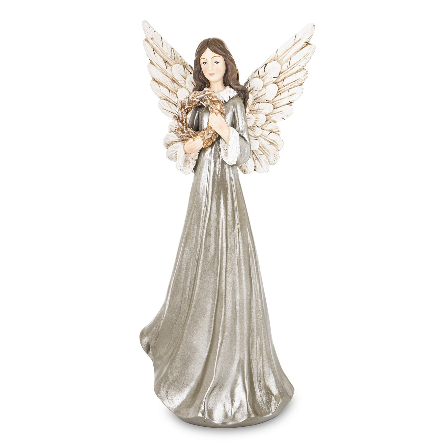 Figurka Anioł Srebrny 26cm