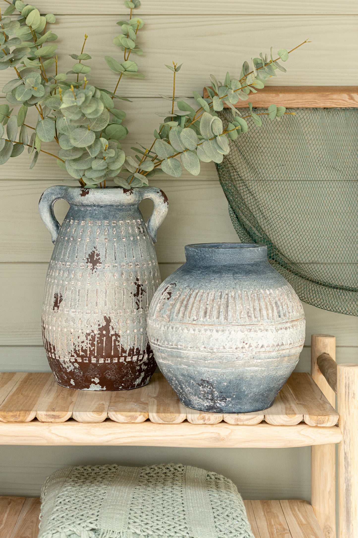 Wazon Niebiesko-Biały 28cm