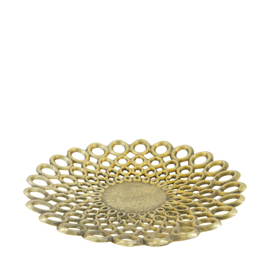 Patera Aluminiowa 31cm Złota