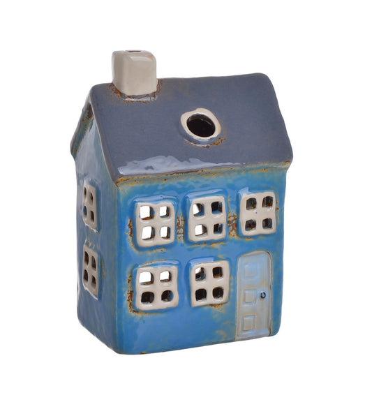 Domek Ceramiczny - Lampion na Tealighty