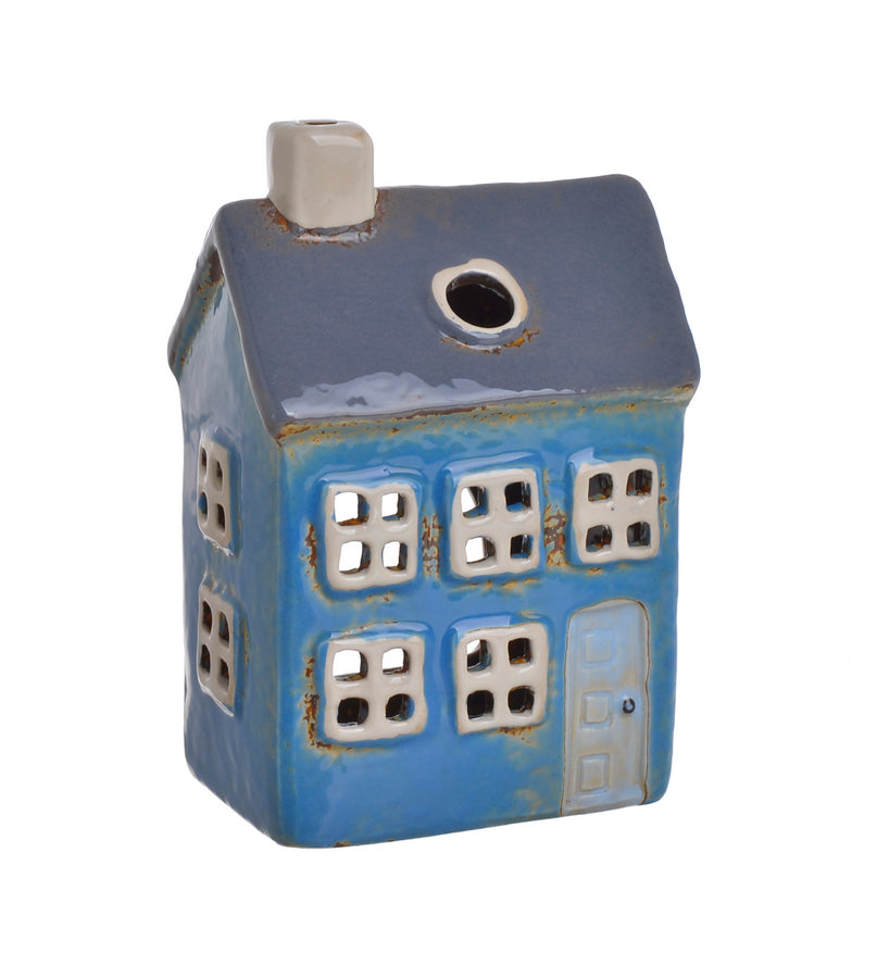 Domek Ceramiczny - Lampion na Tealighty