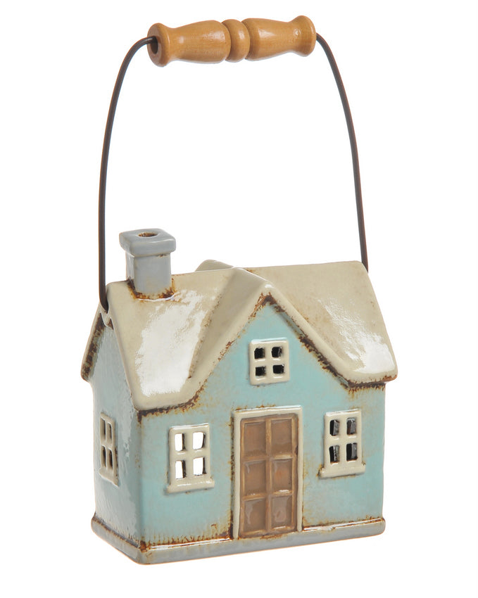 Domek Ceramiczny - Lampion Na Tealighty