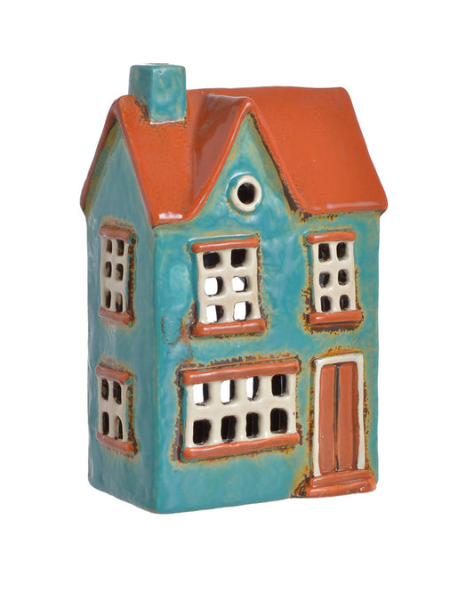 Domek Ceramiczny - Lampion na Tealighty