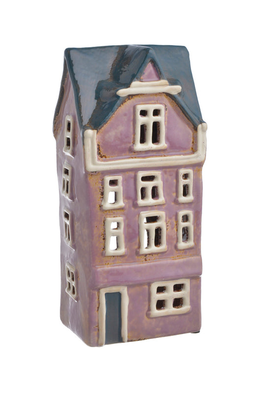 Domek Ceramiczny - Lampion Na Tealighty