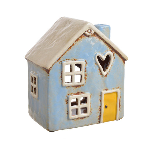 Domek ceramiczny - lampion na Tealighty