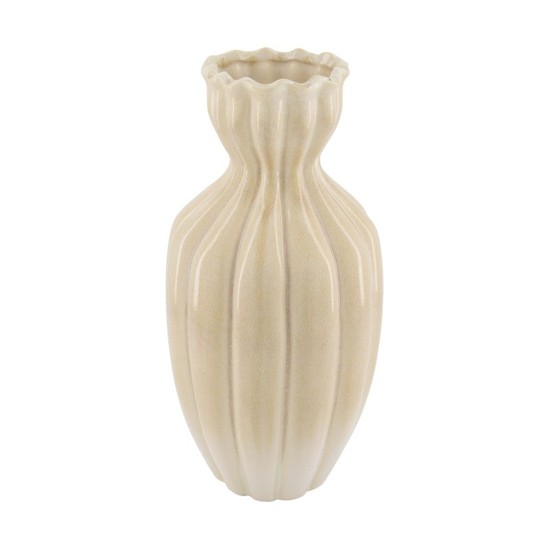 Wazon Ceramiczny 35cm Beżowy