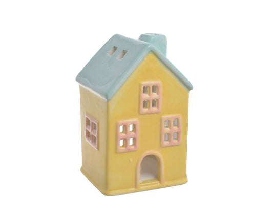 Domek Ceramiczny - Lampion na Tealighty