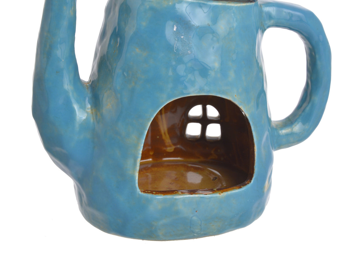 Domek Ceramiczny Dzbanek - Lampion na Tealighty