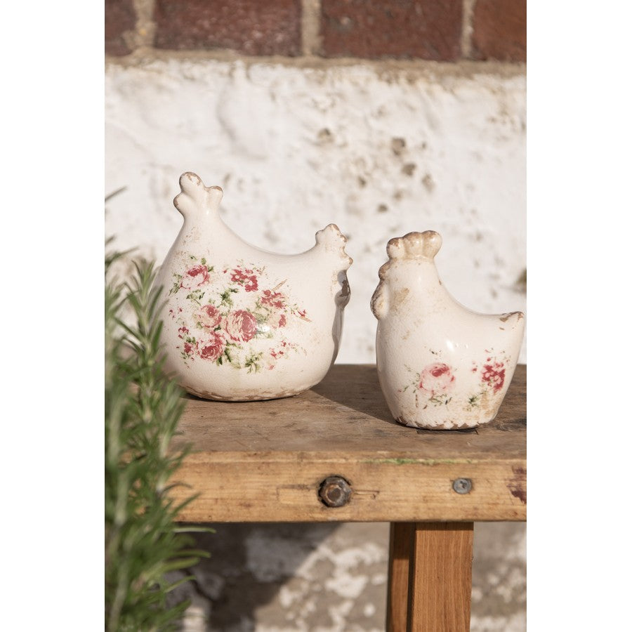 Figurka Kura Ceramiczna 13cm