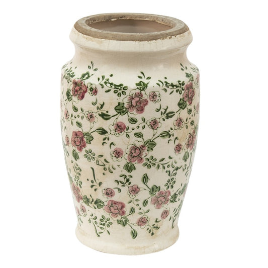 Wazon Ceramiczny w Kwiaty 26cm