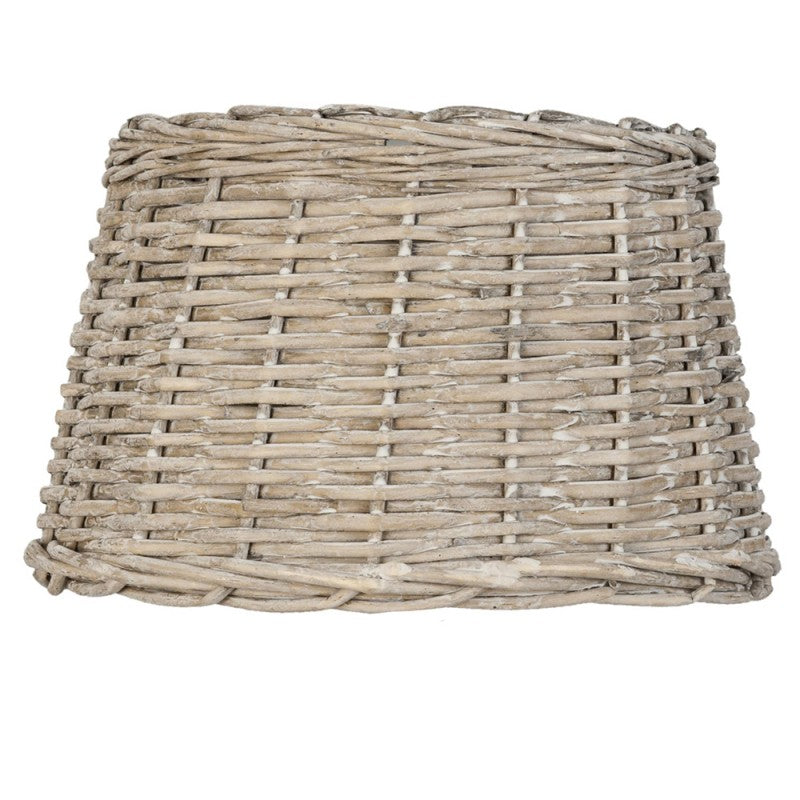 Abażur Ratanowy śred. 30cm, wys. 19cm Beżowy