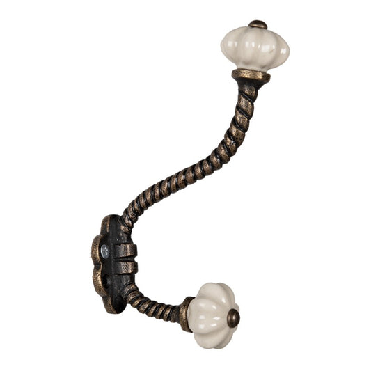 Wieszak Metalowy Złoty