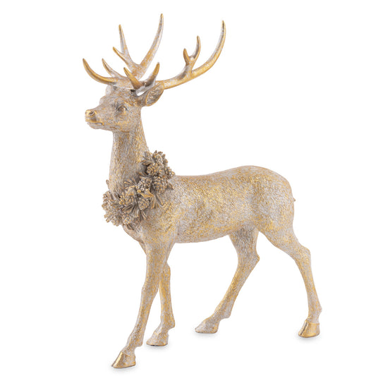 Figurka Jeleń 40cm Złoty