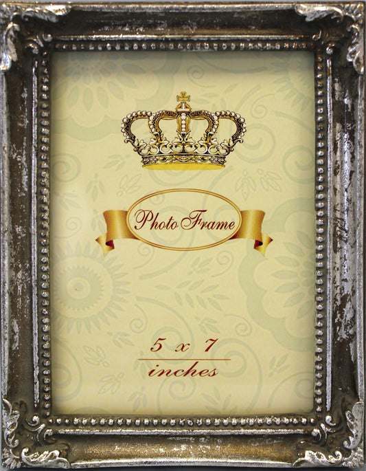 Ramka Na Zdjęcia Czarno-Srebrna