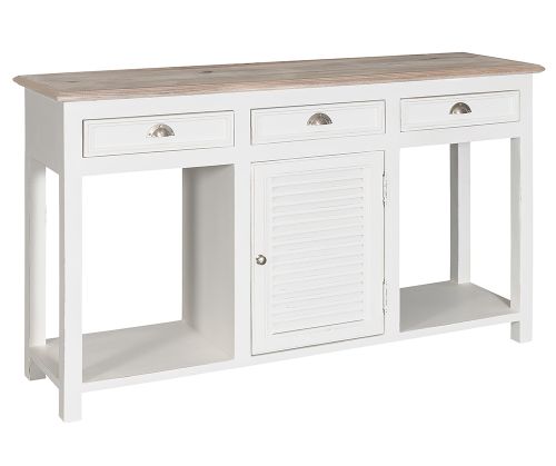 Komoda Bristol White szeroka