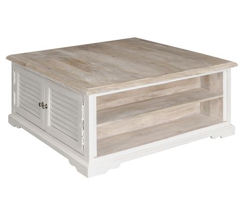 Stolik Bristol White kawowy
