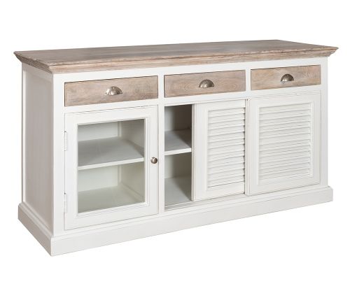 Komoda Bristol White 3-drzwiowa