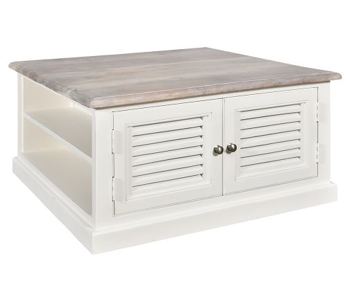 Stolik Bristol White kawowy 1