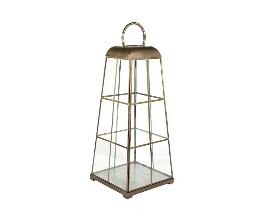Lampion Szklany Gold Line Klatka A