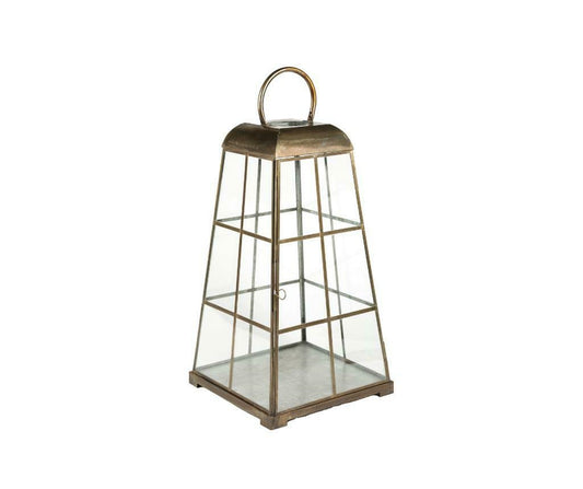 Lampion Szklany Gold Line Klatka B