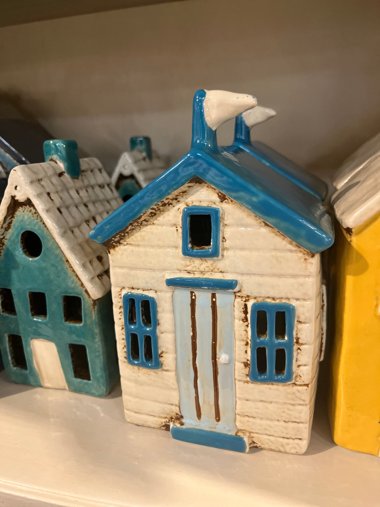 Domek Ceramiczny - Lampion Na Tealighty