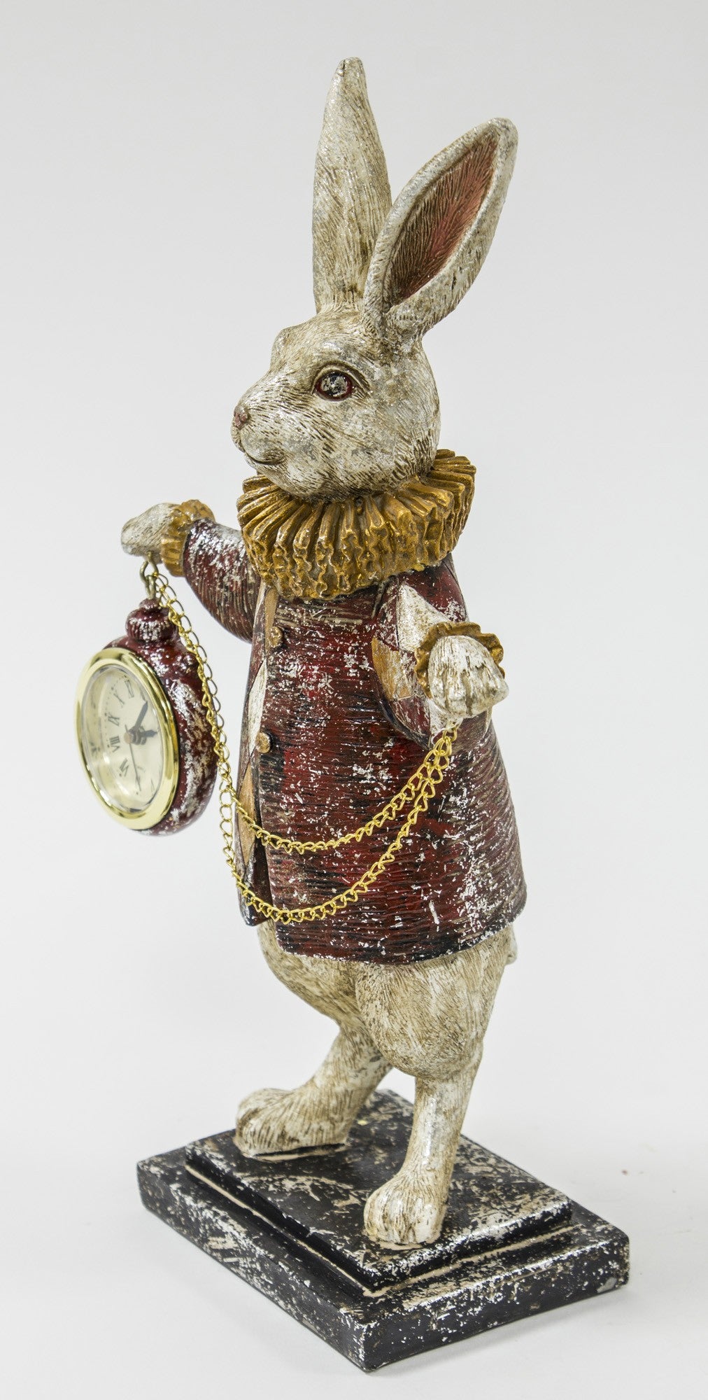Figurka Królik Z Zegarkiem 30cm