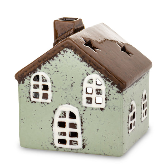 Domek Ceramiczny - Lampion na Tealighty